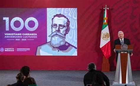 Conmemora AMLO Aniversario Luctuoso De Venustiano Carranza