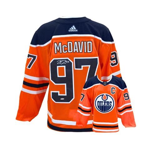 Connor McDavid Signed Jersey Unframed - Hall Of Fame Sports Agency