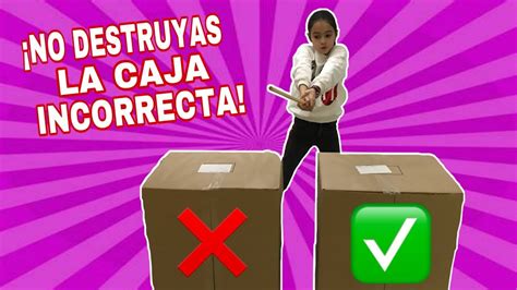 No Destruyas La Caja Incorrecta Nerea Channel Youtube