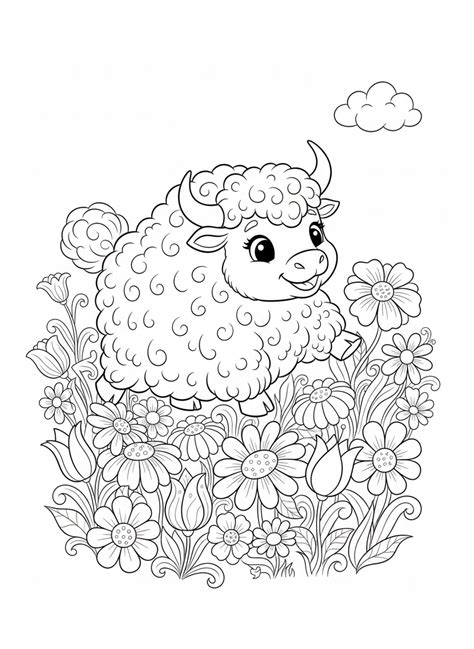 Página para colorear: Yak Li…