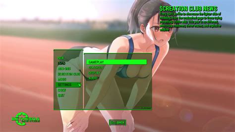 Hentai Sweaty Anime Girl Sprinter Sexy Menu Replacer Fallout 4 Animation LoversLab