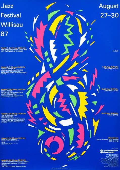 Jazz Festival Willisau 87 Troxler Niklaus 1987 35 X 50 89 X