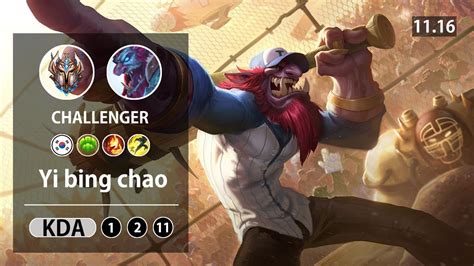 Yi Bing Chao Lol Sup Trundle Kr Challenger Patch