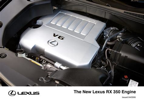 Rx 350 Engine 2006 2009 Lexus Media Site