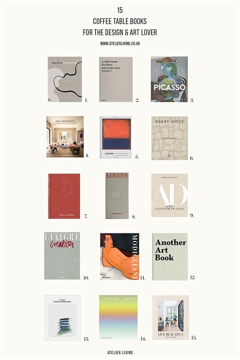 15 Coffee Table Books For The Design And Art Lover Best Coffee Table