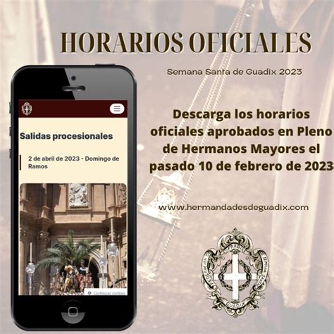 Aprobados Los Horarios E Itinerarios De La Semana Santa