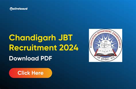 Chandigarh Jbt Recruitment For Post Exam Date