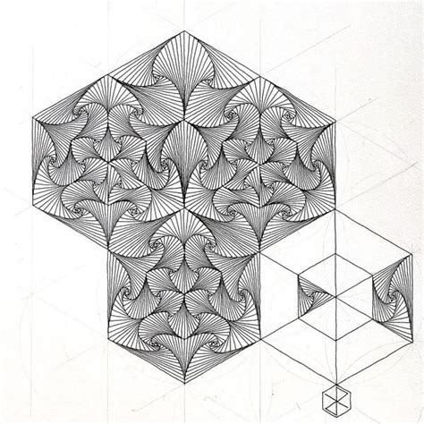 Pin On Optical Illusion Fractal Geometric Inspiration