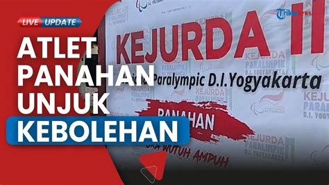 Puluhan Atlet Panahan Unjuk Kebolehan Kejurda Paralimpik II NPC DIY