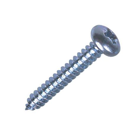 PAN HEAD SELF TAPPING SCREW BZP POZI 3 5 X 13MM 6G X 1 2 WELFIX