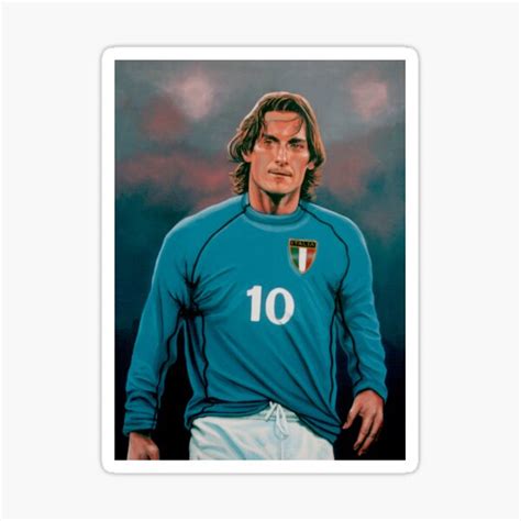 "Francesco Totti Italia painting" Sticker for Sale by PaulMeijering ...