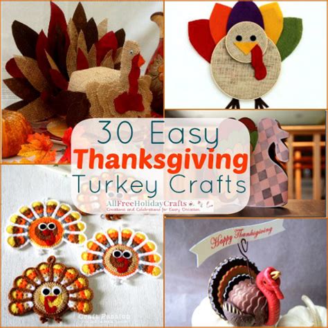 30 Easy Thanksgiving Turkey Crafts | AllFreeHolidayCrafts.com