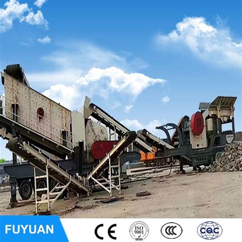 Tph Large Portable Rock Mobile Granite Limestone Crushing Plant