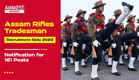 Assam Rifles Recruitment For Posts Apply Online