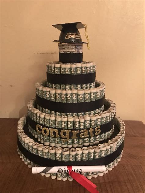 Custom Money Cake Graduation Money High School Graduation Party