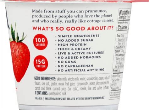 Good Culture® Simply Strawberry Cottage Cheese 5 Oz Kroger