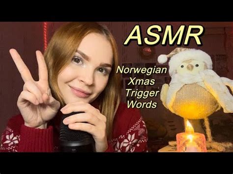 Asmr Norwegian Christmas Trigger Words Youtube