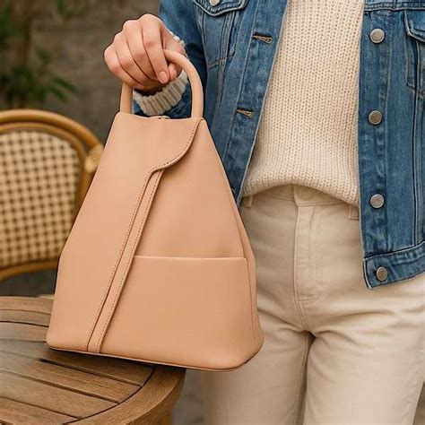Nude Luxury Italian Leather Backpack Julia Rose Gifts And Accessories