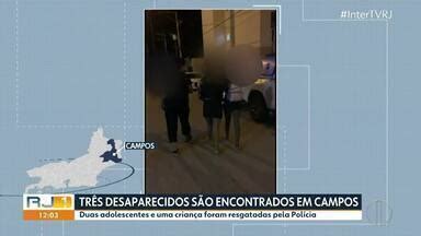 RJ Inter TV 1ª Edição Três desaparecidos são encontrados em Campos