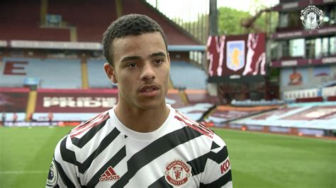 Mason Greenwood Post Match Interview Aston Villa 1 Man Utd 3