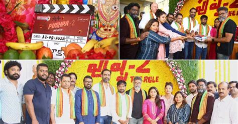 Pushpa The Rule Allu Arjun Rashmika Mandanna Starrer Goes On Floor