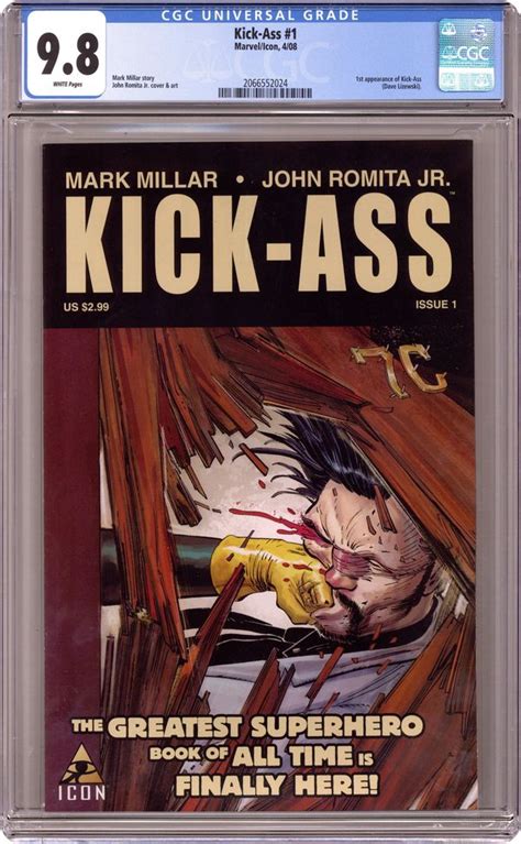 Kick Ass 2008 Marvel Icon 1a Cgc 9 8