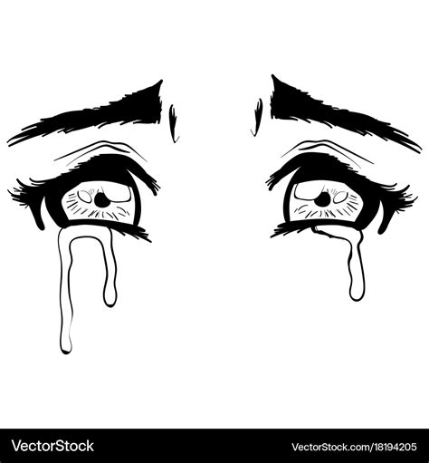 Cartoon Eye Crying Drawing