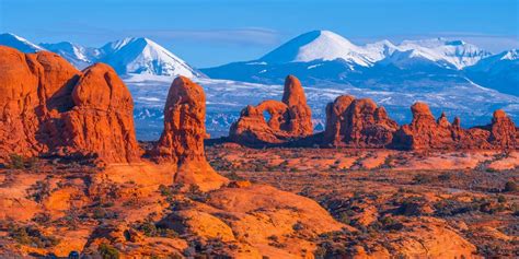 Фото: америка, Арка, Горы, парк, арки, National, скале, США, гора ...