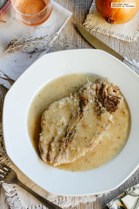 Chuletas De Res En Salsa De Cebolla Receta Fácil De Carne