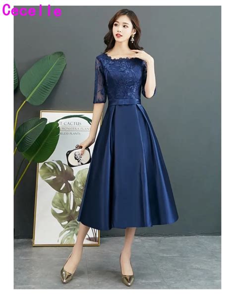 Modest Bridesmaid Dresses Tea Length