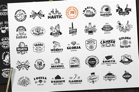 Vintage Badges / Logo Pack on Behance