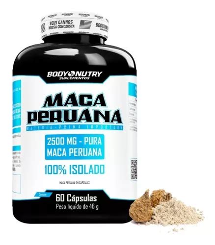 Maca Peruana Mg C Psulas Body Nutry Mercadolivre