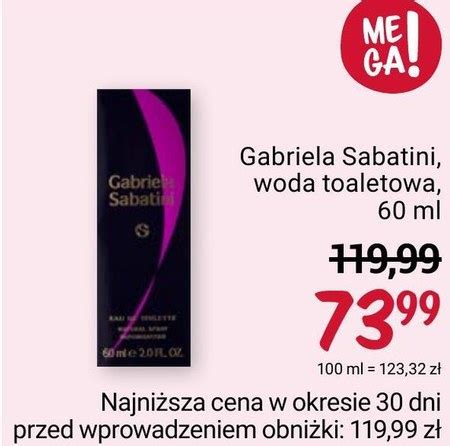 Woda Toaletowa Dla Kobiet Gabriela Sabatini 38 TANIEJ Promocja