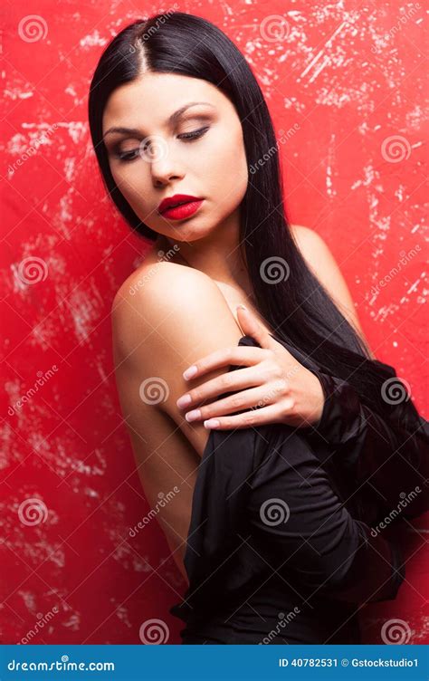 Taking Off Her Clothing Stock Image Image Of Backgrounds 40782531