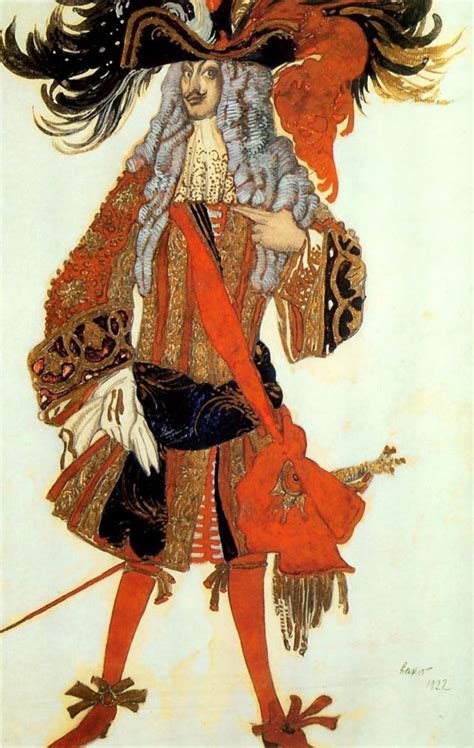 Lev Leon Bakst Costume Design Mentor The Prince To The Tchaikovsky