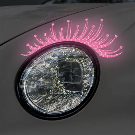 Amazon Vesvory Pairs Car Headlight Eyelashes Stickers For Cars