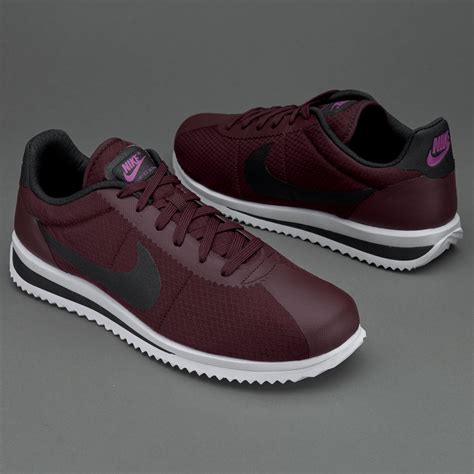 Mens Shoes Nike Sportswear Cortez Ultra Night Maroon Black Black Hyper Violet 833142 600