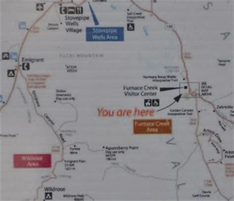 Furnace Creek Visitor Center - 'You Are Here' Maps on Waymarking.com