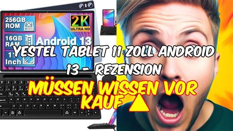 Yestel Tablet Zoll Android Unboxing Und Review Das Beste