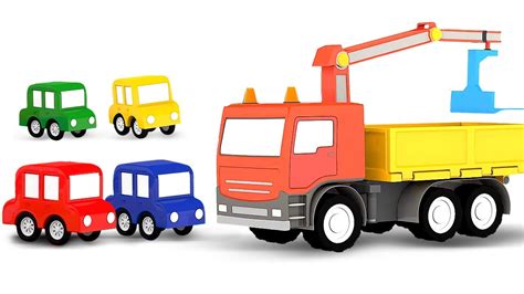 Vamos descarregar o caminhão, carrinhos! Desenho animado infantil ...