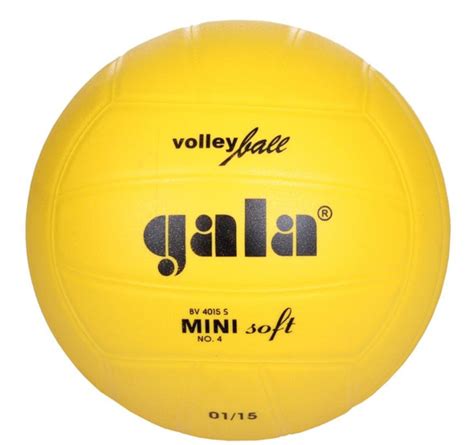 Мяч волейбольный GALA MINI SOFT, №4, желтый, BV4015SC, 4 размер; желтый ...