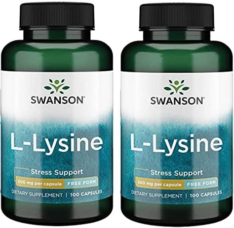 Amazon Swanson Free Form L Lysine Natural Supplement Promoting