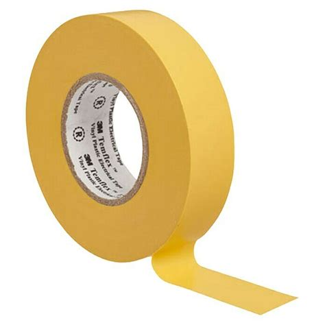 3M Cinta Aislante De PVC Temflex 155 20 M X 19 Mm Amarillo BAUHAUS