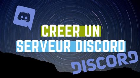 TUTO Comment créer un serveur discord YouTube