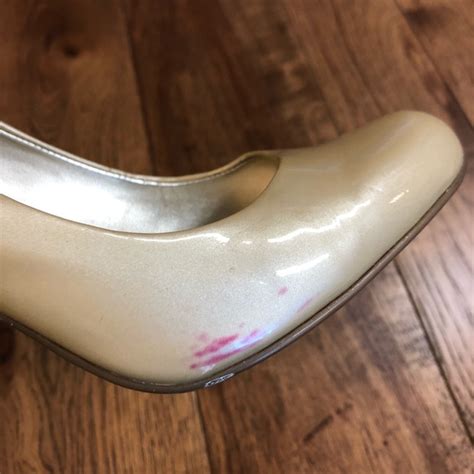 Jessica Simpson Shoes Jessica Simpson Patent Leather Nude Heel Poshmark
