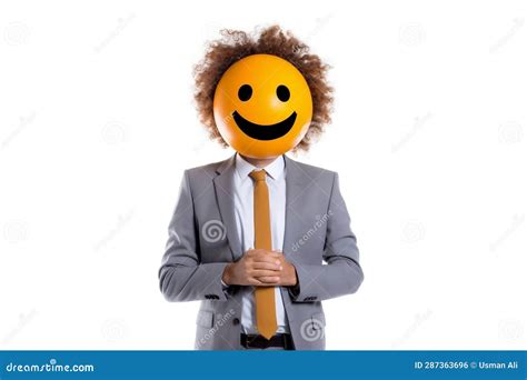 Happy Man Emoji Transparent Background, AI Stock Illustration ...