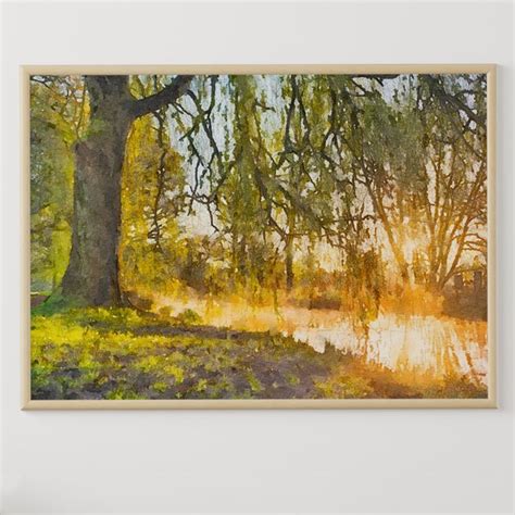 Willow Tree Painting Etsy