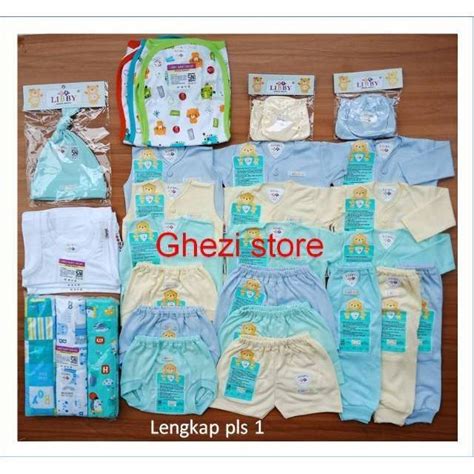 Jual PAKET LENGKAP BAJU POLOS BAJU BAYI BARU LAHIR NEWBORN BAJU LENGAN