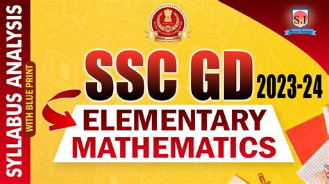 Ssc Gd Arithmetic Syllabus Analysis Shyaminstitute Youtube