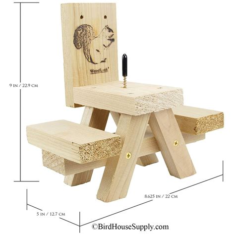 Woodlink Picnic Table Ear Corn Squirrel Feeder